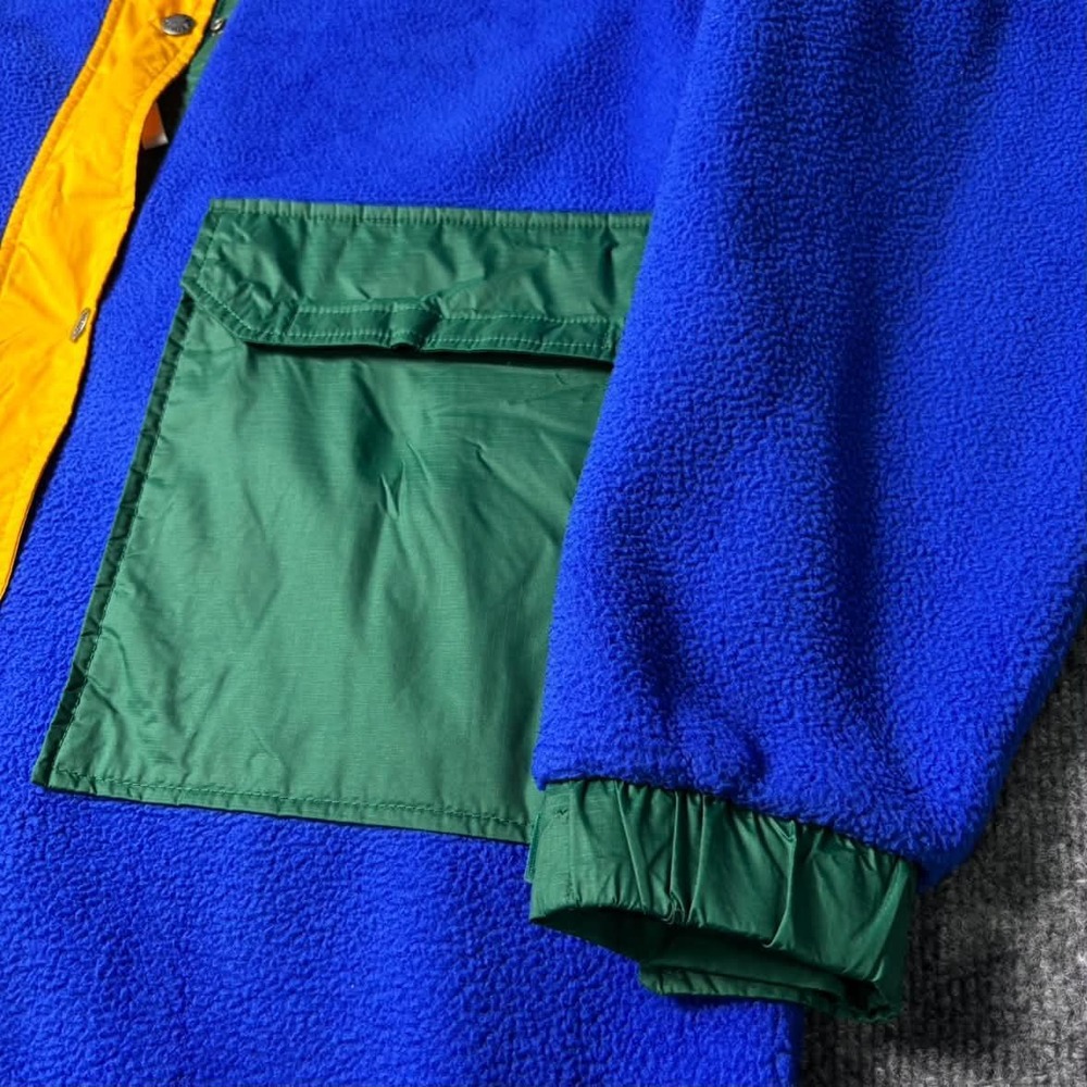 The North Face Royal Blue Colorblock Fleece Jacket NF0A7REM Womens M - Picture 2 of 11